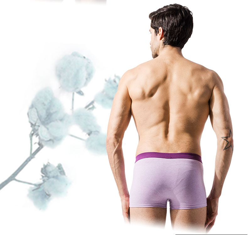 Men's Cotton Boxers Set 4 pcs