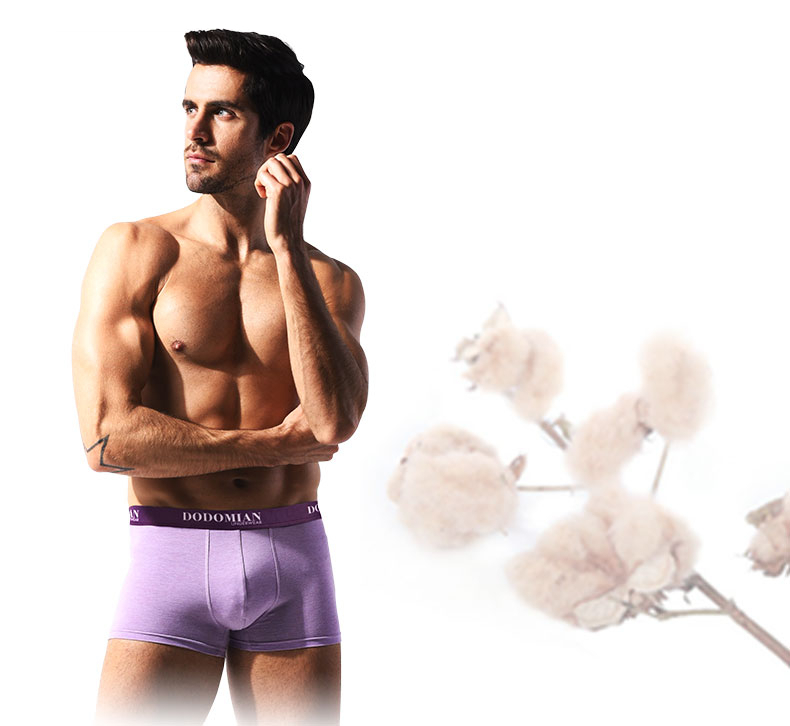 Men's Cotton Boxers Set 4 pcs