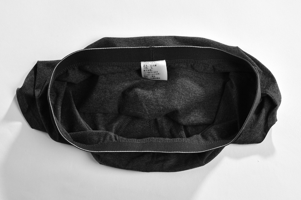 Men's Breathable Solid Color Boxers 4 pcs Set