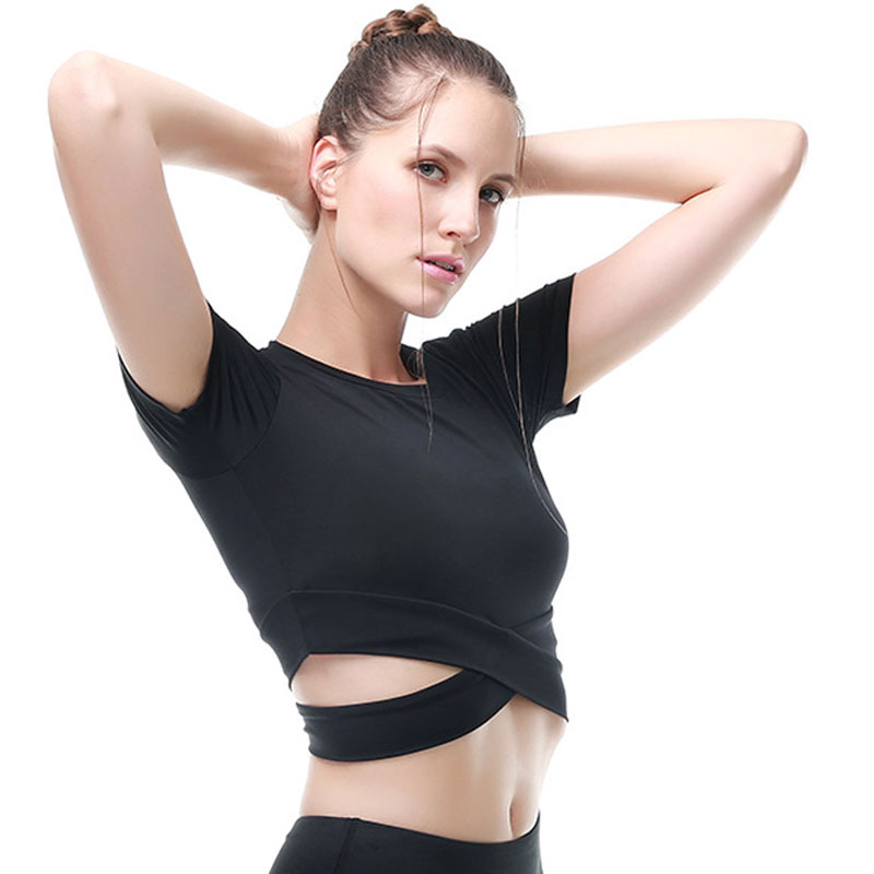 Women's Gym Elastic Crop Top