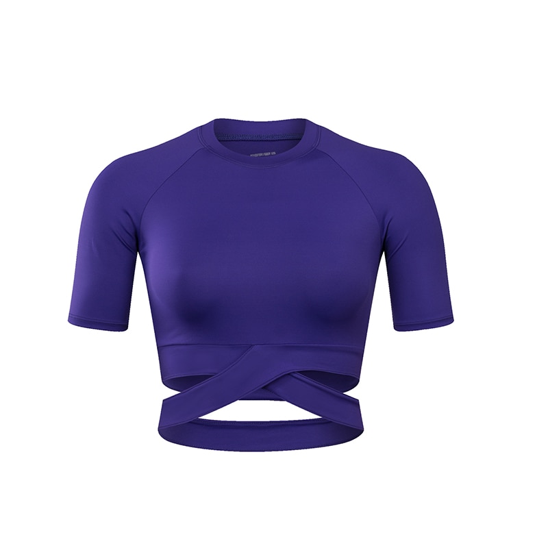Women's Gym Elastic Crop Top