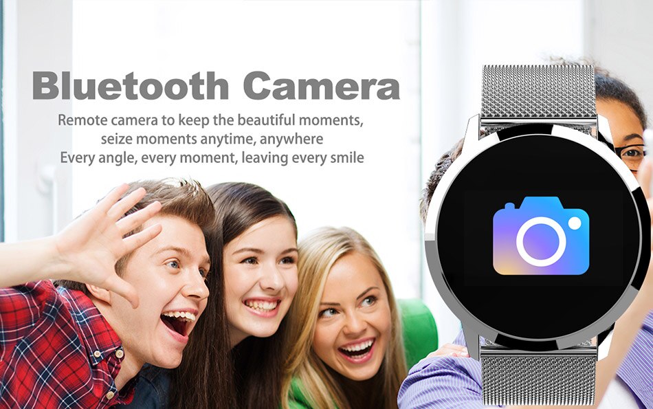 Steel Waterproof Pedometer Fitness Watches