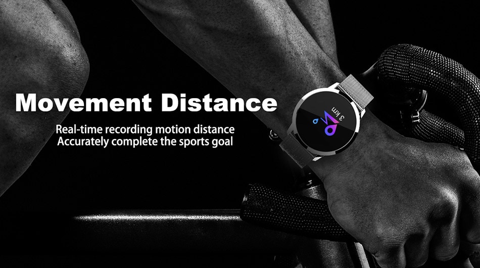 Steel Waterproof Pedometer Fitness Watches
