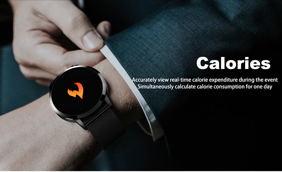 Steel Waterproof Pedometer Fitness Watches