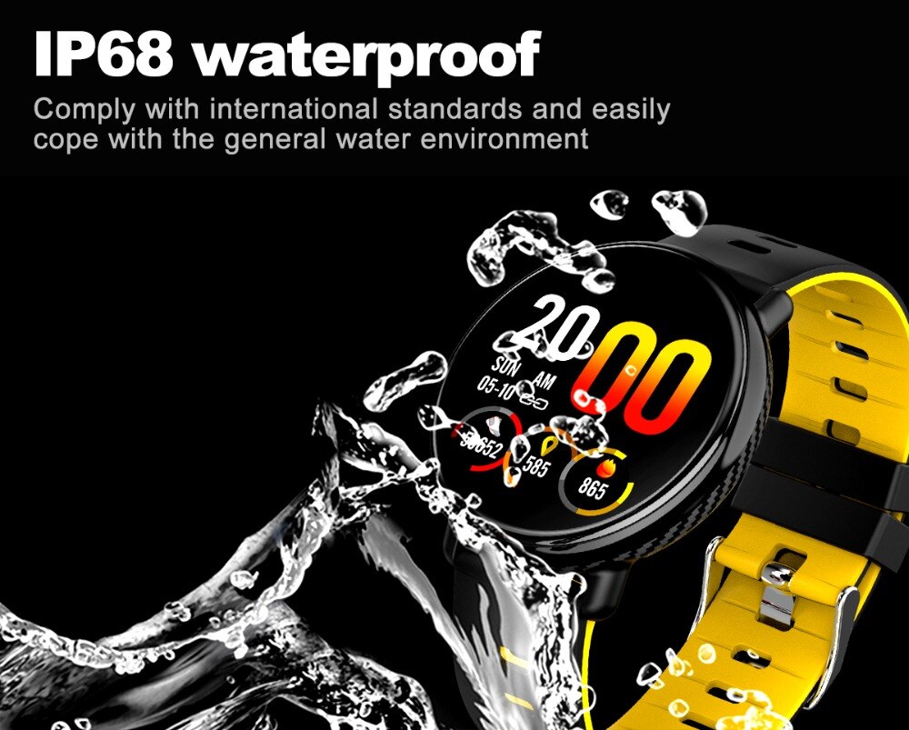 Waterproof IPS Screen Multifunctional Fitness Watch