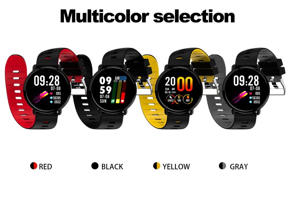 Waterproof IPS Screen Multifunctional Fitness Watch