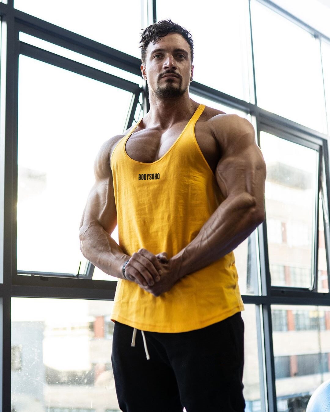 O-Neck Cotton Tank Top for Men