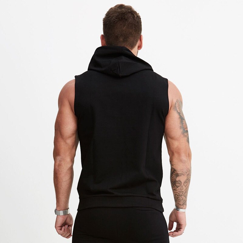 Men's Fitness Hooded Tank Top