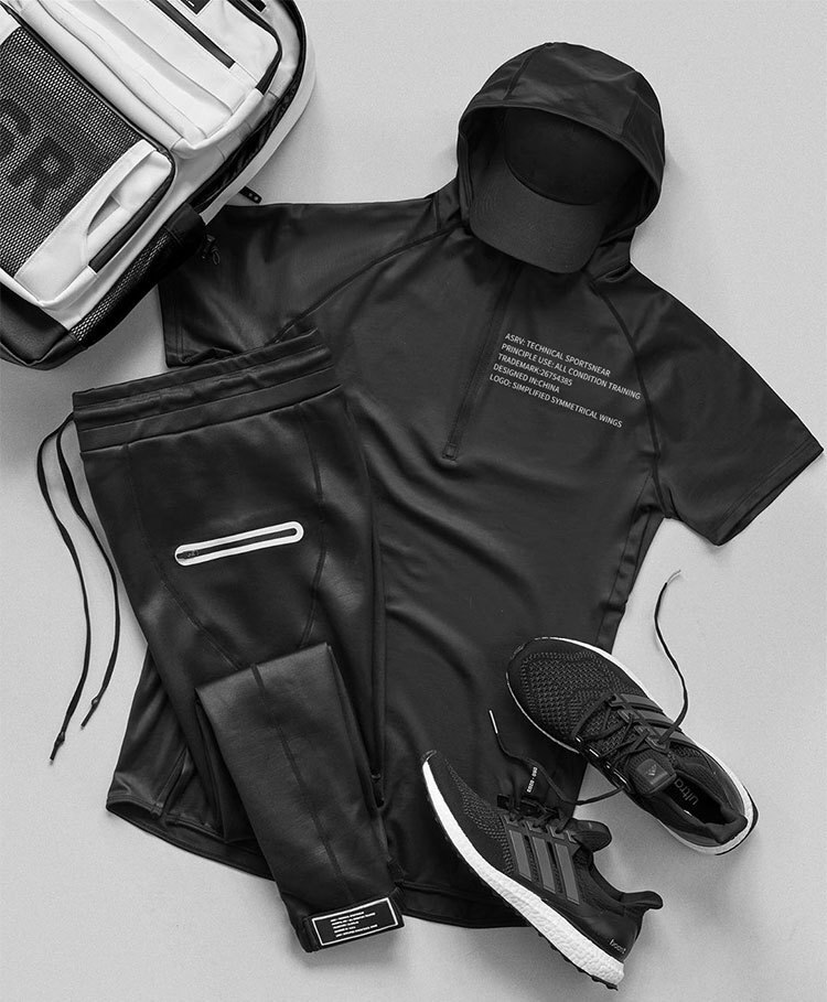 Short Sleeved Gym Workout Hoodie for Men