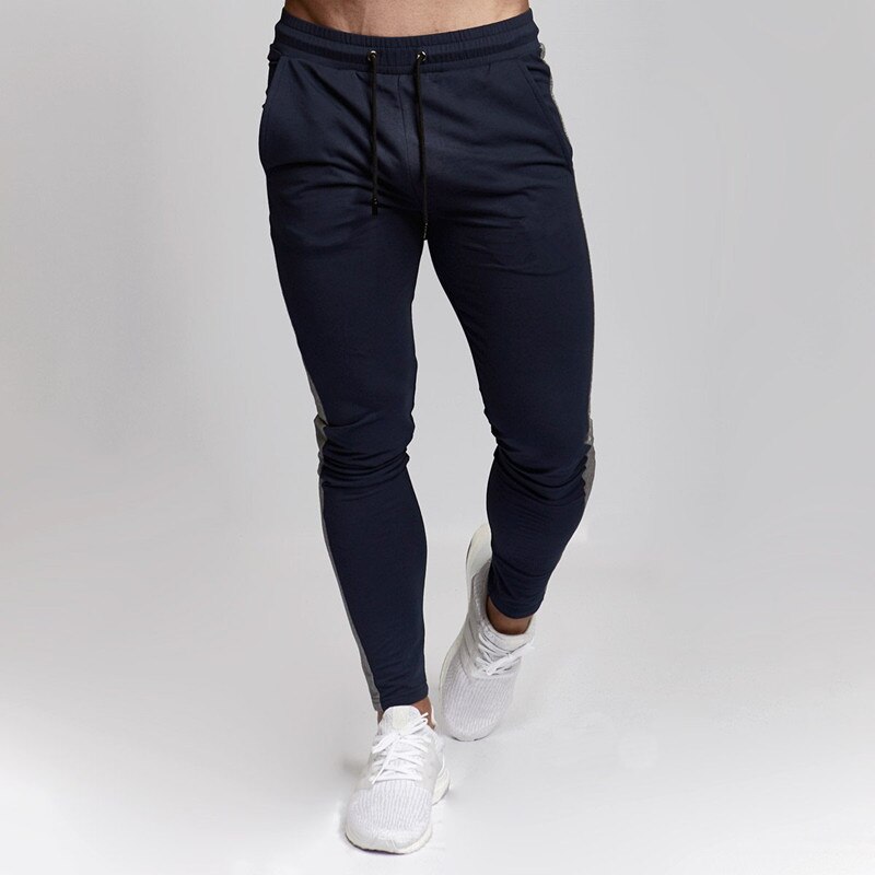 Men's Breathable Striped Design Sport Pants