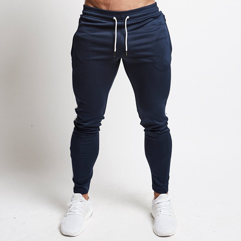 Men's Breathable Striped Design Sport Pants