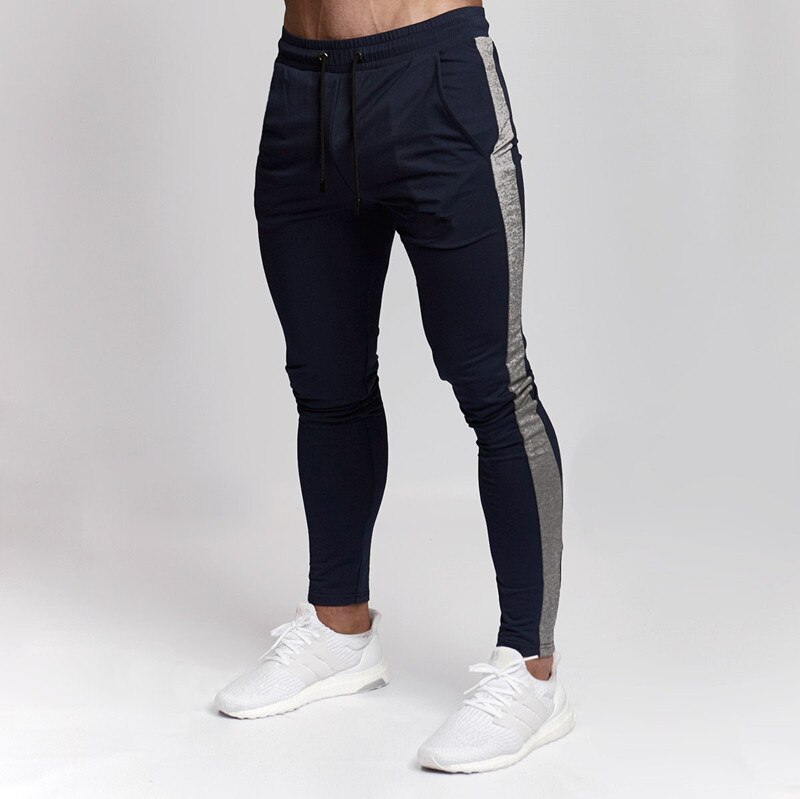 Men's Breathable Striped Design Sport Pants