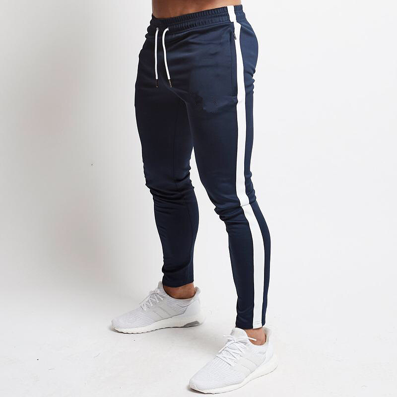 Men's Breathable Striped Design Sport Pants