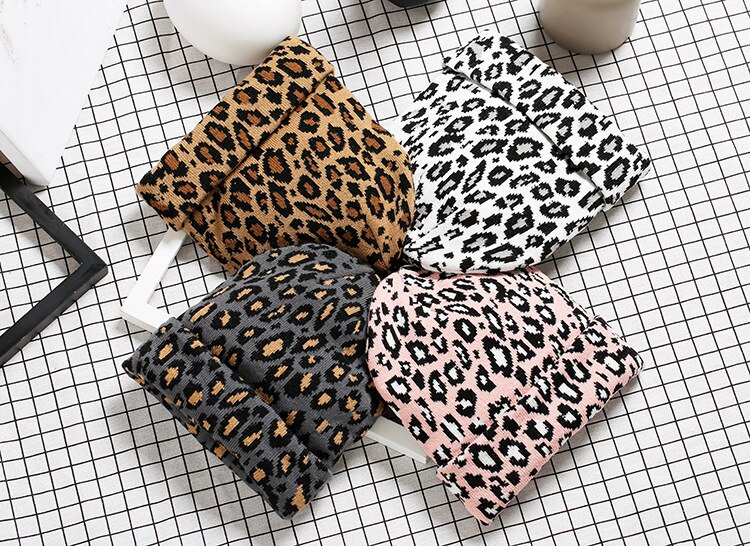 Women's Leopard Printed Soft Hat