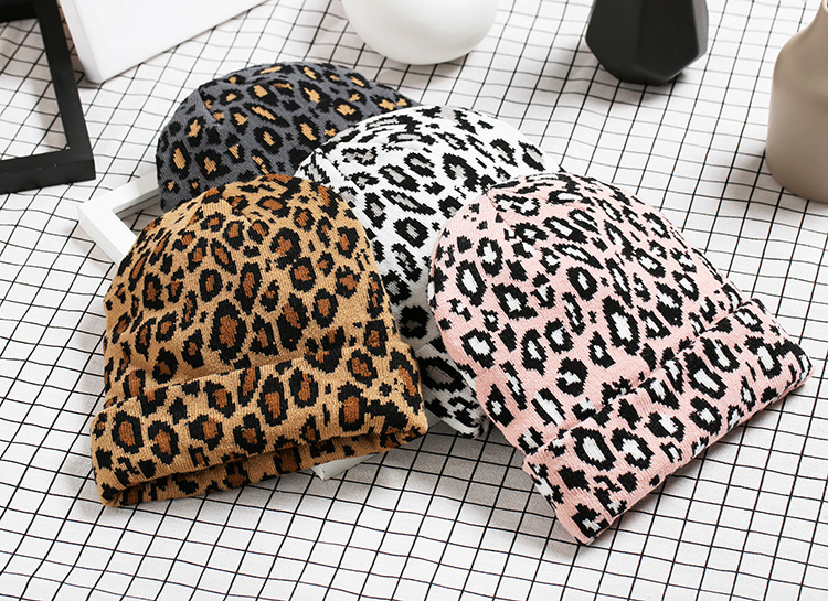 Women's Leopard Printed Soft Hat