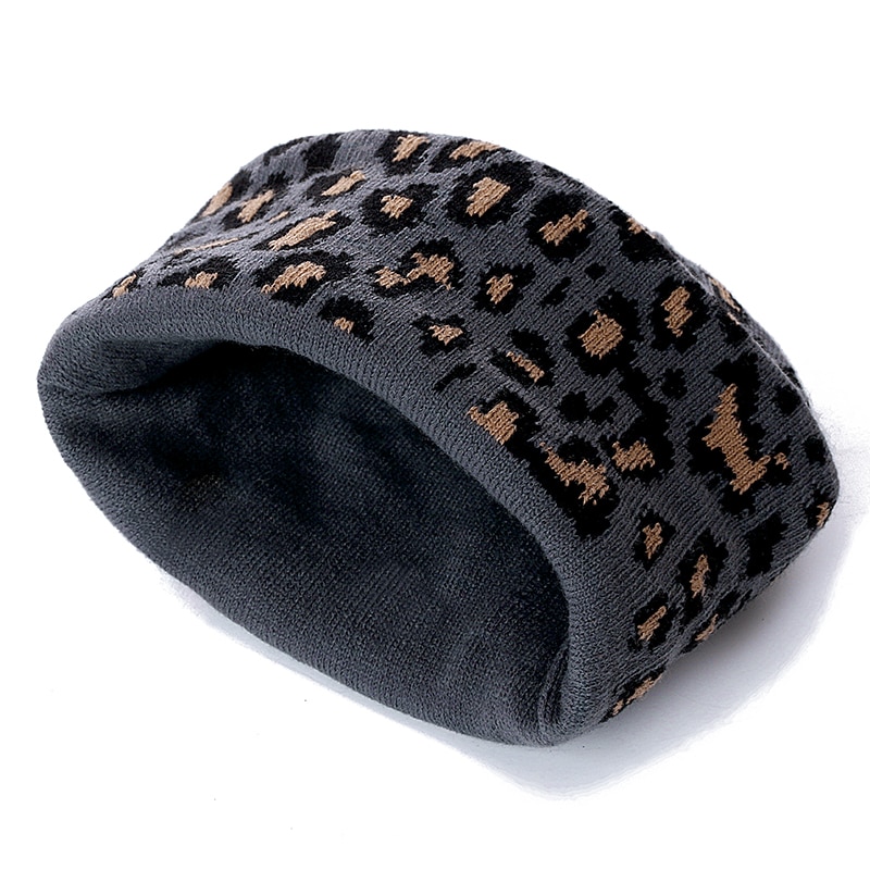 Women's Leopard Printed Soft Hat