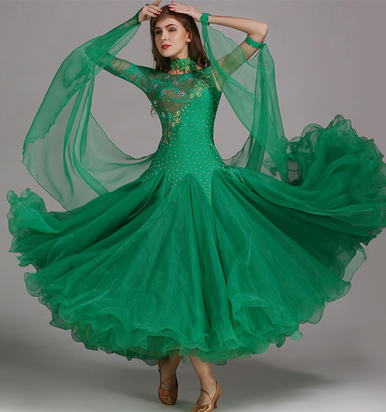 Women's Ballroom Dance Sequined Dresses